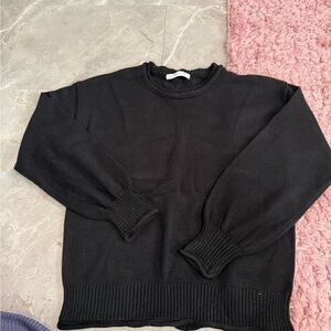 Altar'd State Black Crewneck Sweater